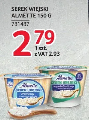 Serek wiejski Almette 781487 promocja w Selgros