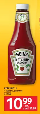 Ketchup Heinz promocja w Selgros