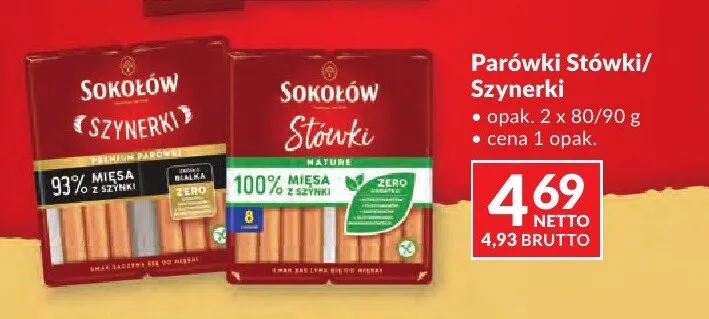 Parówki Stówki Sokołów promocja w Makro