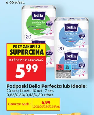 Podpaski Bella Ideale promocja w Biedronka