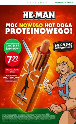 Hot Dog MAX proteinowy promocja w Żabka