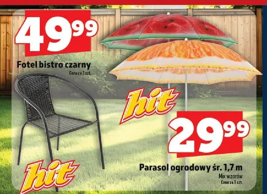 Parasol ogrodowy śr. 1,7m promocja w TOPAZ