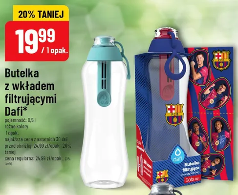 Butelka z wkładem filtrującym Dafi promocja w POLOmarket