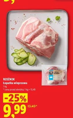 Łopatka wieprzowa Rzeźnik promocja w Lidl