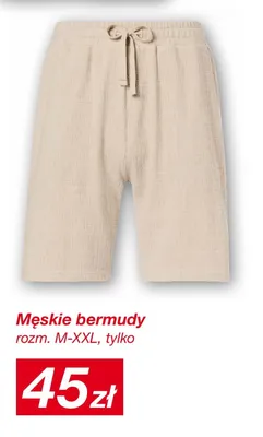 Męskie bermudy rozm. M-XXL promocja w KiK