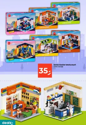 Zestaw klocków tematycznych promocja w Dealz