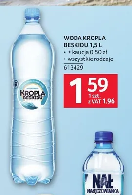 Woda Kropla Beskidu promocja w Selgros