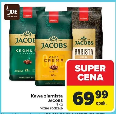Kawa ziarnista promocja w Carrefour Market