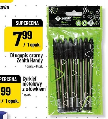 Długopis czarny Zenith Handy promocja w POLOmarket