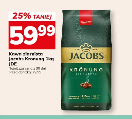 Kawa ziarnista Jacobs Kronung promocja w Hitpol