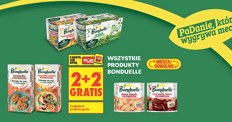 Cieciorka Bonduelle Porcja na raz promocja w Biedronka