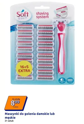 Maszynki do golenia damskie lub męskie 21 sztuk promocja w Action