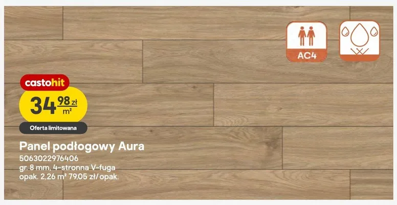 Panel podłogowy Aura promocja w Castorama