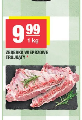 Żeberka wieprzowe trójkąty promocja w SPAR