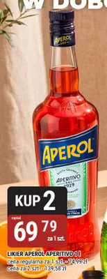 Likier Aperol Aperitivo promocja w bi1