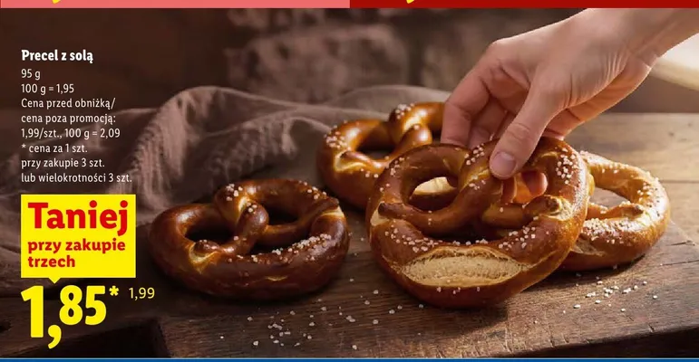 Precel z solą promocja w Lidl
