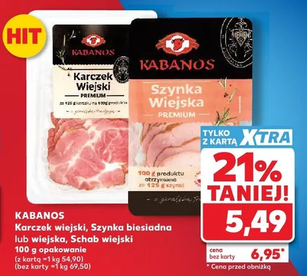 Karczek wiejski Kabanos promocja w Kaufland