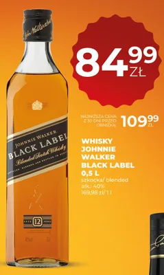 Whisky Johnnie Walker Black Label promocja w Duży Ben