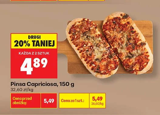 Pinsa Capriciosa promocja w Biedronka