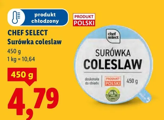 Surówka coleslaw promocja w Lidl