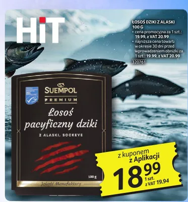 Łosoś pacyficzny dziki z Alaski Sockeye Suempol Premium promocja w Selgros