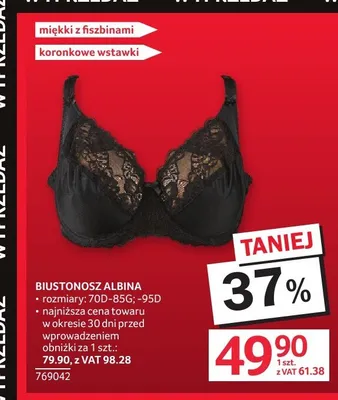 Biustonosz Albina promocja w Selgros