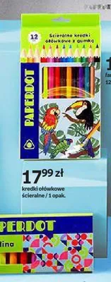 Kredki ołówkowe ścieralne Paperdot promocja w Empik