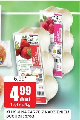 Kluski na parze z nadzieniem Buchcik promocja w Bingo