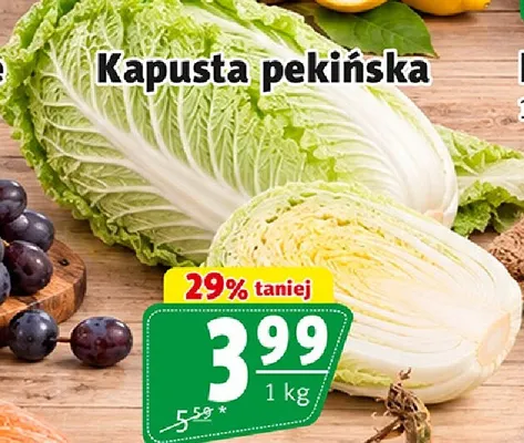 Kapusta pekińska promocja w Prim Market