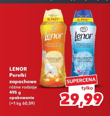 Perełki zapachowe Lenor promocja w Kaufland