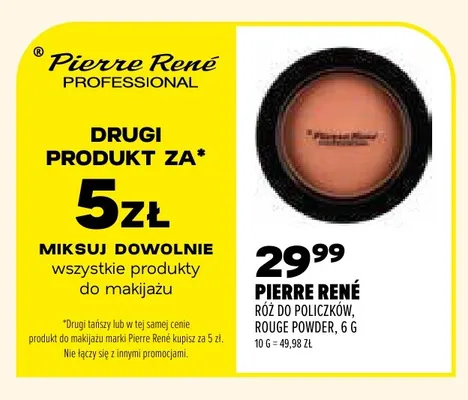 Produkty do makijażu Pierre René Professional promocja w Drogerie Natura