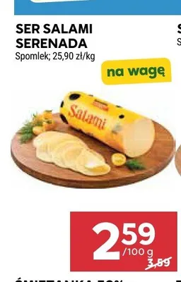 Ser Salami Serenada Spomlek promocja w Stokrotka