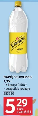 Napój Schweppes 1.35 l promocja w Selgros