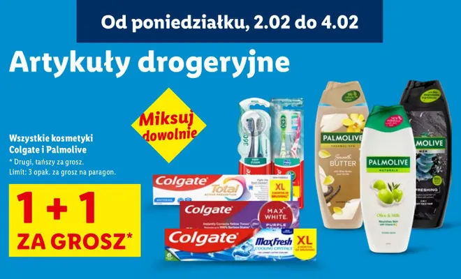 Żel pod prysznic Palmolive różne rodzaje promocja w Lidl
