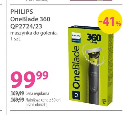 Maszynka do golenia OneBlade 360 QP2724/23 Philips promocja w Hebe
