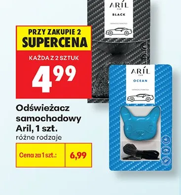 Odświeżacz samochodowy Aril promocja w Biedronka