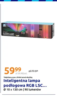 Inteligentna lampa podłogowa RGB Lsc Smart Connect promocja w Action