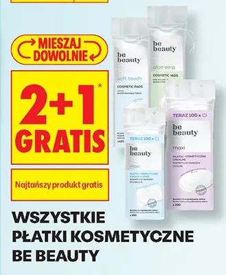 Płatki kosmetyczne Be Beauty promocja w Biedronka