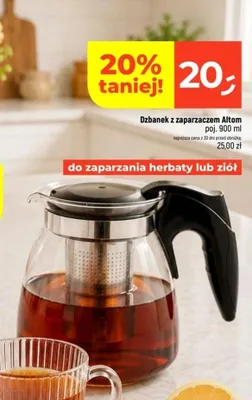 Dzbanek z zaparzaczem Altom 900 ml promocja w Dealz