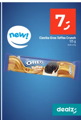 Ciastka Oreo Toffee Crunch promocja w Dealz