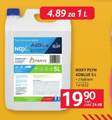 Płyn AdBlue z lejkiem Noxy promocja w Selgros