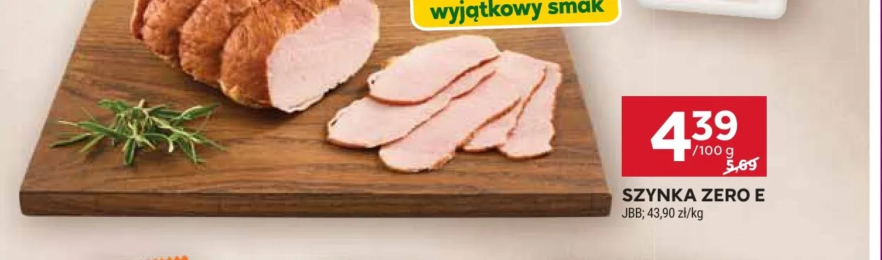 Szynka Zero E JBB promocja w Stokrotka