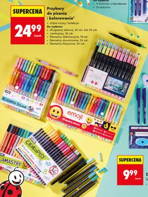 Flamastry dekoracyjne LOOZZ 18 szt. promocja w Biedronka