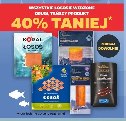 Łosoś wędzony na gorąco Fisher King promocja w Netto