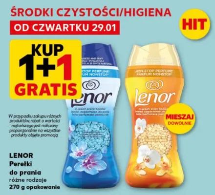 Perełki do prania różne rodzaje promocja w Kaufland