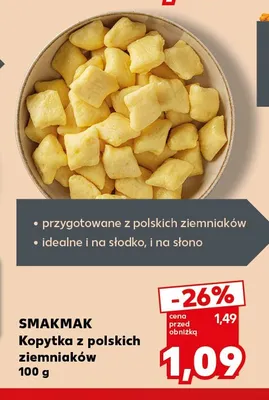 Kopytka z polskich ziemniaków Smakmak promocja w Kaufland