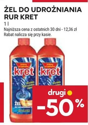 Żel do udrożniania rur promocja w Stokrotka