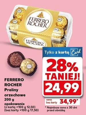 Praliny orzechowe promocja w Kaufland