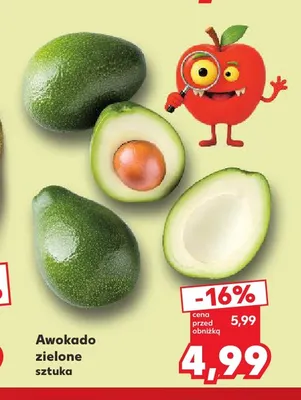Awokado zielone promocja w Kaufland