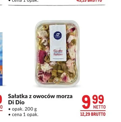 Sałatka z owoców morza Di Dio promocja w Makro